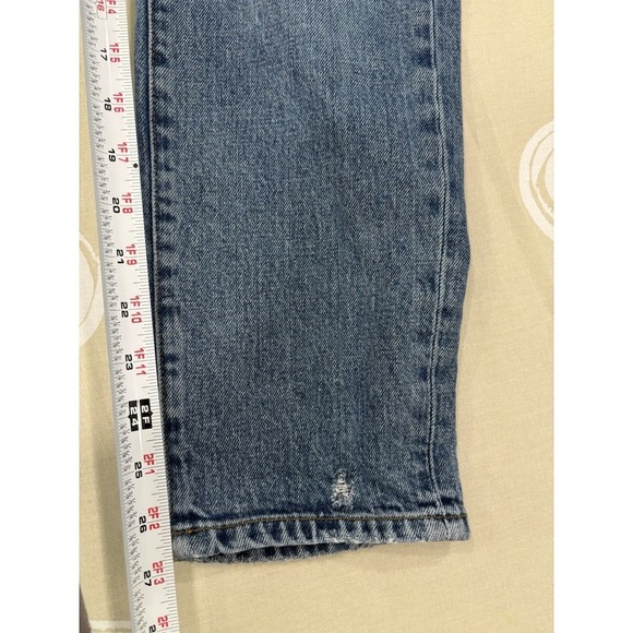 Zara The New Slim Women's Distressed Jeans Size 4 Medium Wash - Picture 10 of 10